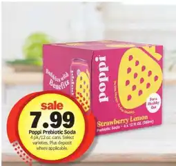 Meijer Poppi Prebiotic Soda offer