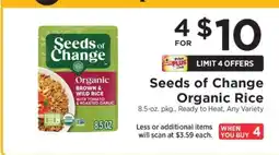 ShopRite Seeds of Change Organic Rice offer