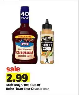 Meijer Kraft BBQ Sauce or Heinz Flavor Tour Sauce offer