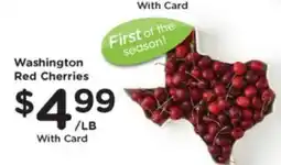 Kroger Washington Red Cherries offer