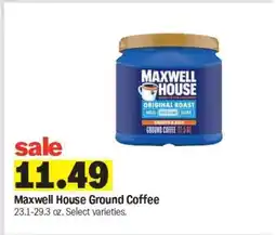 Meijer Maxwell House Ground Coffee offer