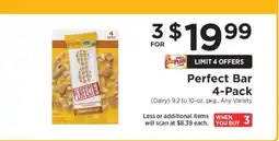 ShopRite Perfect Bar 4-Pack offer