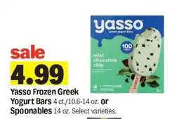 Meijer Yasso Frozen Greek Yogurt Bars offer
