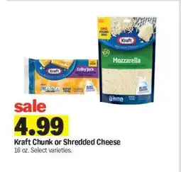 Meijer Kraft Chunk or Shredded Cheese offer