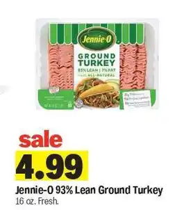Meijer Jennie-O 93% Lean Ground Turkey offer