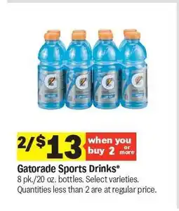 Meijer Gatorade Sports Drinks offer