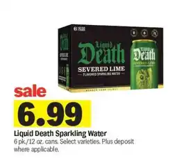 Meijer Liquid Death Sparkling Water offer