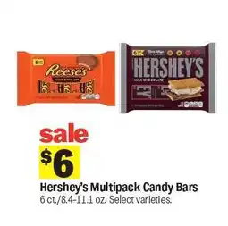 Meijer Hershey's Multipack Candy Bars offer