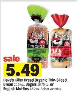 Meijer Dave's Killer Bread Organic Thin-Sliced Bread offer