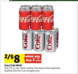 Meijer Coca-Cola Minis offer