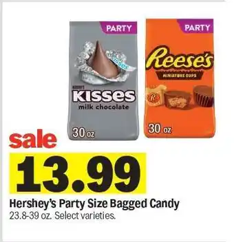 Meijer Hershey's Party Size Bagged Candy offer