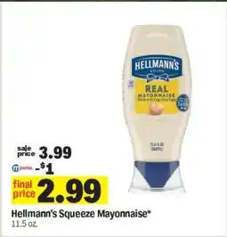 Meijer Hellmann's Squeeze Mayonnaise offer