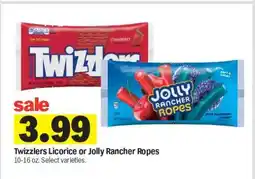 Meijer Twizzlers Licorice or Jolly Rancher Ropes offer