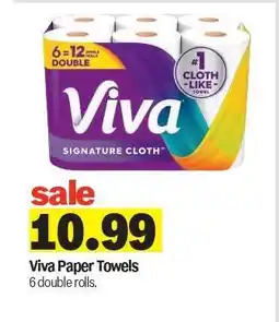 Meijer Viva Paper Towels offer