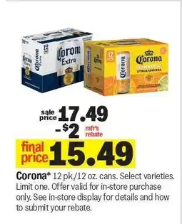 Meijer Corona offer