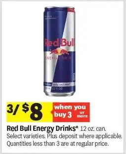 Meijer Red Bull Energy Drinks offer