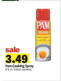 Meijer Pam Cooking Spray offer