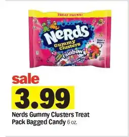 Meijer Nerds Gummy Clusters Treat Pack Bagged Candy offer