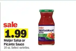 Meijer Meijer Salsa or Picante Sauce offer