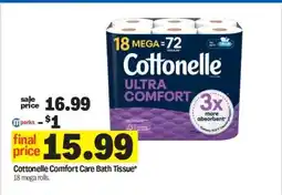 Meijer Cottonelle Comfort Care Bath Tissue offer