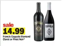 Meijer Francis Coppola Diamond Claret or Pinot Noir offer