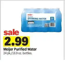 Meijer Meijer Purified Water offer