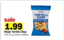 Meijer Meijer Tortilla Chips offer