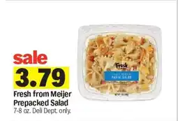 Meijer Fresh from Meijer Prepacked Salad offer