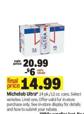 Meijer Michelob Ultra offer