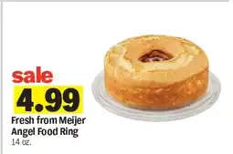 Meijer Fresh from Meijer Angel Food Ring offer