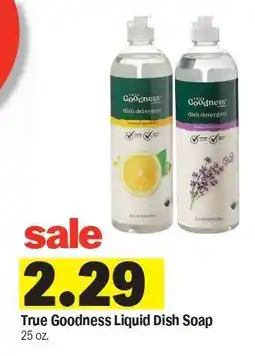 Meijer True Goodness Liquid Dish Soap offer