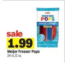 Meijer Meijer Freezer Pops offer