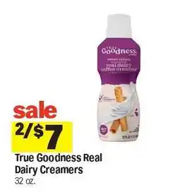 Meijer True Goodness Real Dairy Creamers offer