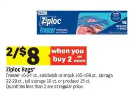 Meijer Ziploc Bags offer