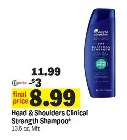 Meijer Head & Shoulders Clinical Strength Shampoo offer