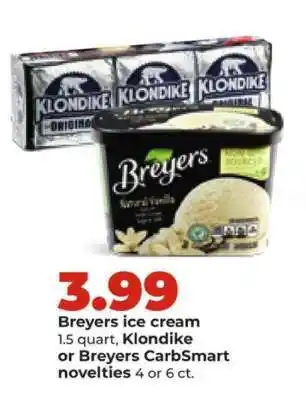 Hy-Vee Breyers Ice Cream offer