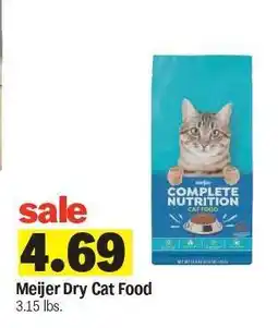 Meijer Meijer Dry Cat Food offer