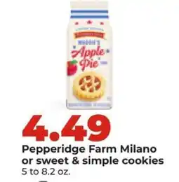 Hy-Vee Pepperidge Farm Milano or Sweet & Simple Cookies offer
