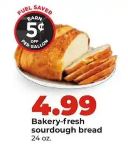 Hy-Vee Bakery fresh sourdough bread offer