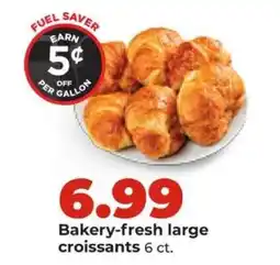 Hy-Vee Bakery fresh large croissants offer