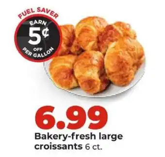 Hy-Vee Bakery fresh large croissants offer