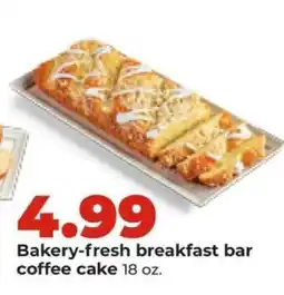 Hy-Vee Bakery-fresh breakfast bar coffee cake offer