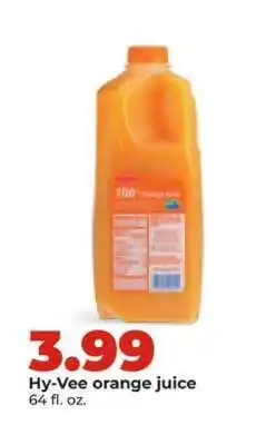 Hy-Vee Hy-Vee orange juice offer