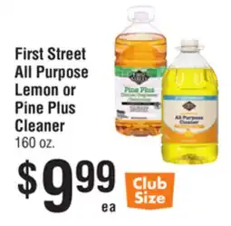 Smart & Final First Street All Purpose Lemon or Pine Plus Cleaner offer
