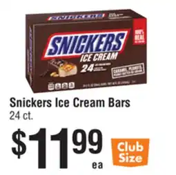 Smart & Final Snickers Ice Cream Bars offer