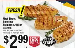 Smart & Final First Street Boneless Skinless Chicken Breasts offer