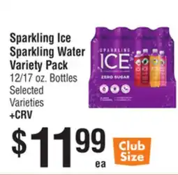 Smart & Final Sparkling Ice Sparkling Water Variety Pack offer