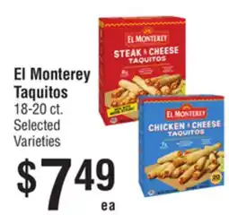 Smart & Final El Monterey Taquitos offer