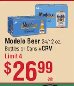 Smart & Final Modelo Beer offer