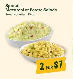 Sprouts Farmers Market Sprouts Macaroni or Potato Salads offer